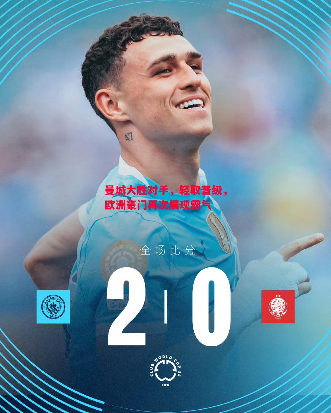 曼城大胜对手,轻取晋级,欧洲豪门再次展现霸气 曼城大胜对手,轻取晋级,欧洲豪门再次展现霸气