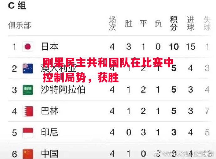 刚果民主共和国队在比赛中控制局势,获胜 刚果民主共和国队在比赛中控制局势,获胜